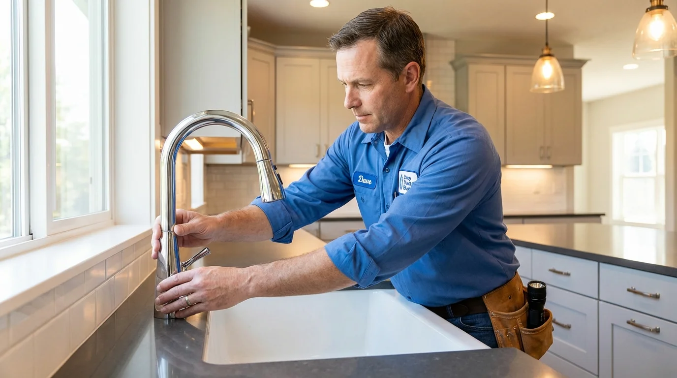 Kitchen faucet installation by Johns Plumbing LLC in Far Rockaway
